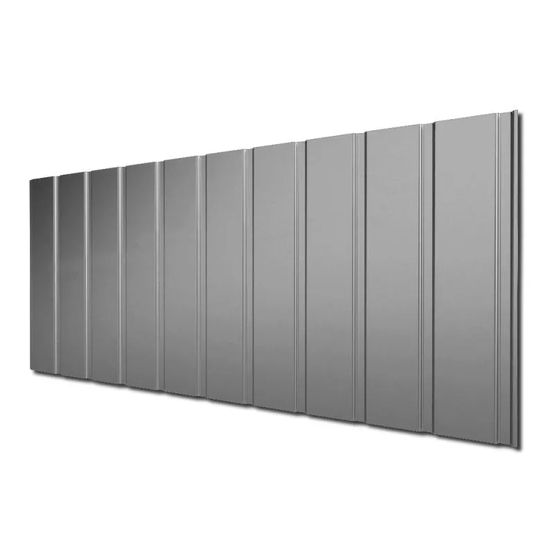 Unser Trapezblech T-7W/1175 hat eine Nutzbreie von 1175 mm. Das ist eine hohe Deckbreite! Hohe Deckbreite = schnelle Verlegung = früher Feierabend! Geschafft!